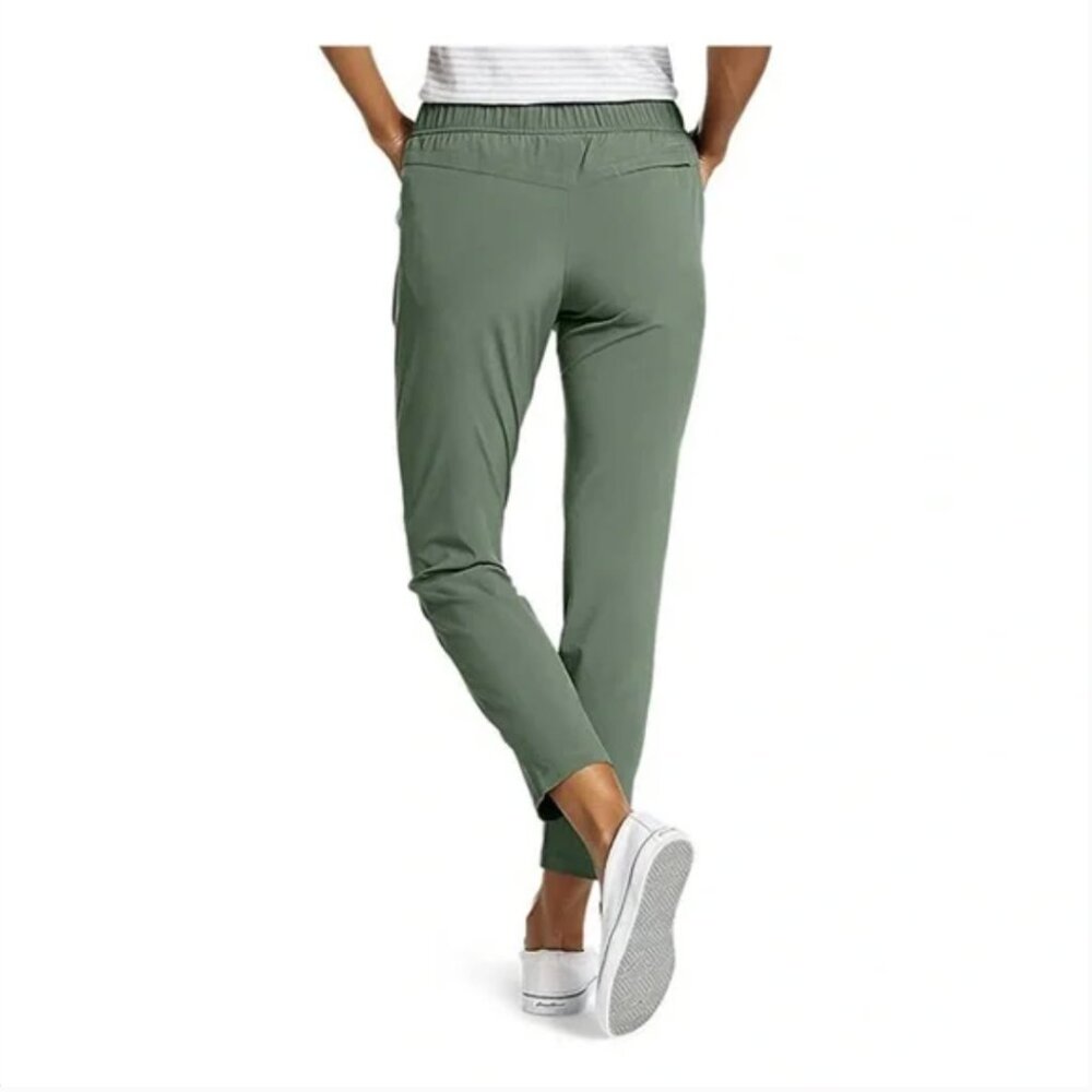 NWT! Eddie Bauer Traveler Ankle Pants – Green – Size Women's Large